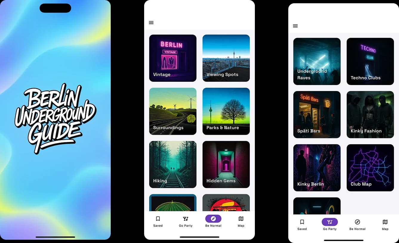 Berlin Guide App Herausforderung